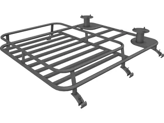 Trilla Team BDM2r Off-Road Roof Rack 3D Model