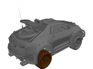Xeno car 3D Model