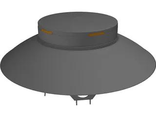 UFO (The Invaders) 3D Model