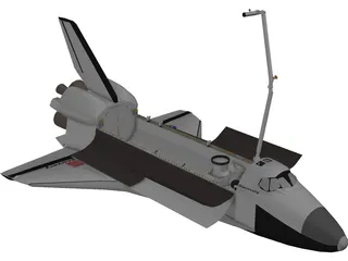 Space Shuttle Discovery 3D Model