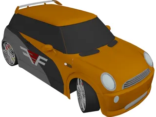 Mini Cooper [Tuned] 3D Model