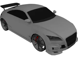 Audi TT Quattro [Tuned] 3D Model