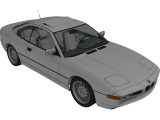 BMW 850i (E31) (1989-1994) 3D Model