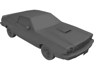 Ford Mustang (1976) 3D Model