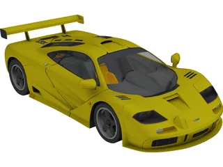 McLaren F1 LM 3D Model
