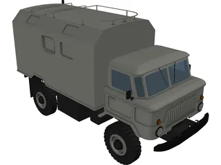 GAZ-66 3D Model