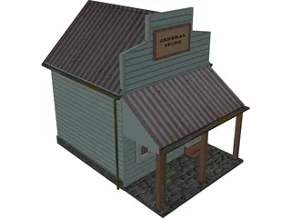 Short Shop 3D Model