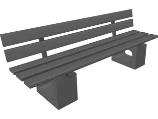 Outdoor Seat 3D Model