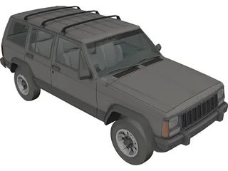Jeep Cherokee XJ 3D Model