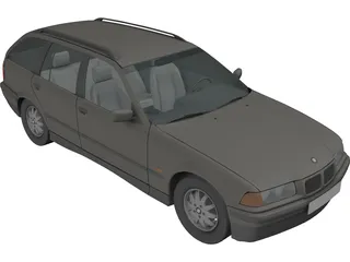 BMW 325i Touring (1995) 3D Model