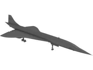 Concorde 3D Model