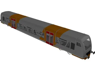 Train Germany 3D Model