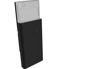 LG Chocolate Slide Phone 3D Model