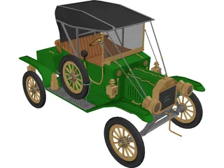 Ford T12 3D Model