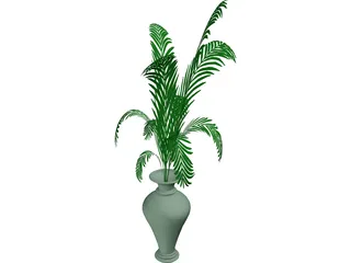 Plant In Vase 3D Model