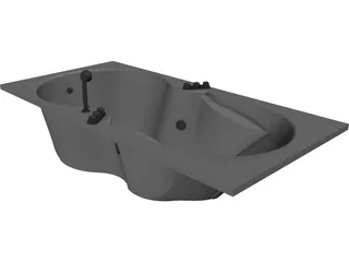 Bathtub Apollonia 3D Model