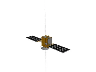 Mars Express Probe 3D Model