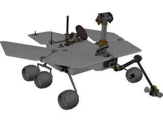 Mars Express Rover 3D Model