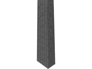 Hancock Tower, Chicago IL 3D Model