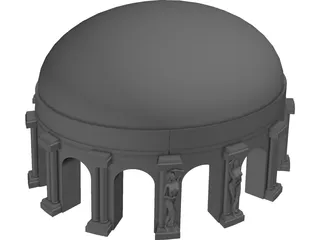 Ancient Dome 3D Model