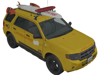 Ford Lifeguard Explorer 3D Model