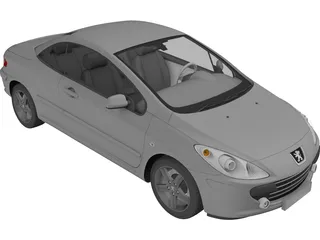 Peugeot 307 CC 3D Model