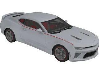 Chevrolet Camaro SS (2016) 3D Model