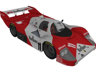 Porsche 956 (1983) 3D Model