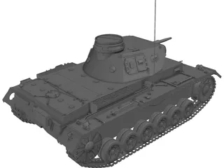 Panzer III 3D Model