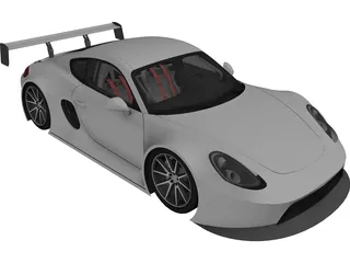 Porsche Cayman Concept SuperSport 3D Model