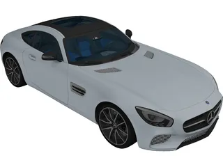 Mercedes-Benz GT AMG (2016) 3D Model