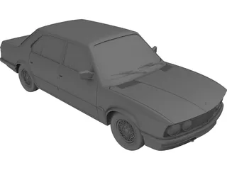 BMW 5-series E28 (1985) 3D Model