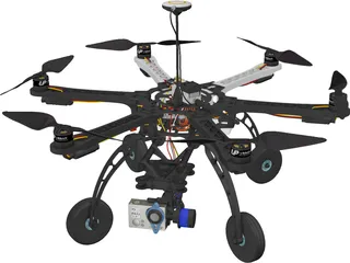 Condor Drone 3D Model