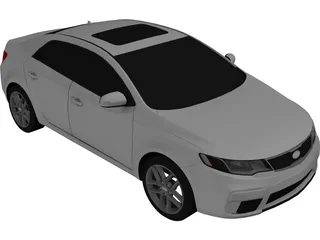 Kia Cerato (2010) 3D Model