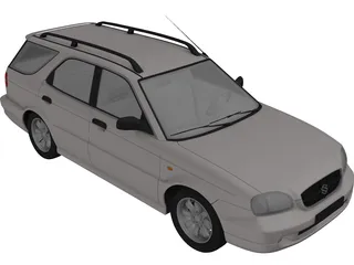 Suzuki Baleno Kombi (1999) 3D Model