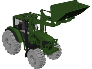 Front Loader 3D Model