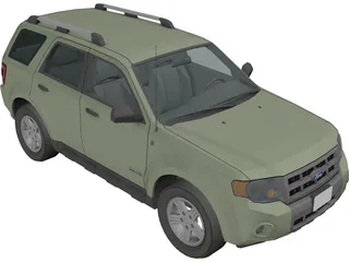 Ford Escape Hybrid 3D Model