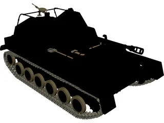 Su-76M 3D Model