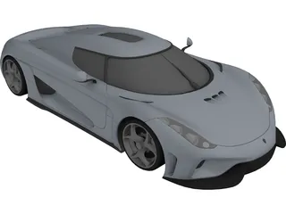 Koenigsegg Regera (2015) 3D Model