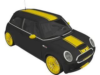 Mini Cooper S Modified (2005) 3D Model