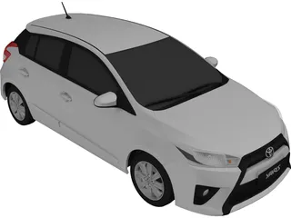 Toyota Yaris (2016) 3D Model