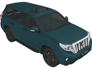 Toyota Land Cruiser Prado (2016) 3D Model