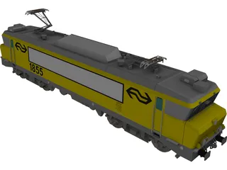 Dutch Train 3D Model