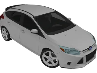 Ford Focus (2014) 3D Model