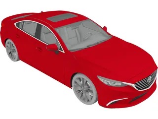 Mazda 6 Sedan (2016) 3D Model