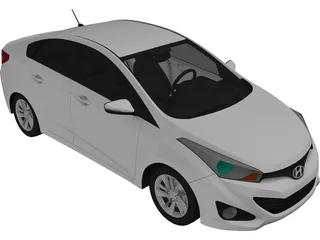 Hyundai HB20S 3D Model