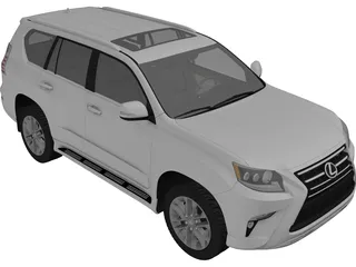 Lexus GX460 (2015) 3D Model