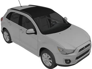 Mitsubish Outlander Sport (2013) 3D Model