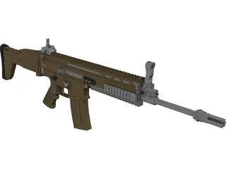 FN SCAR L 3D Model