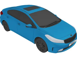 Kia Cerato (2017) 3D Model